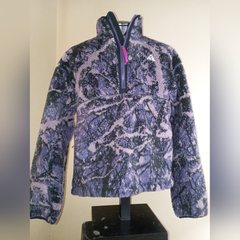 Nike ACG Canwell Glacier Therma-FIT ADV Half-Zip Dark Raisin FZ8622 573 - NWT M